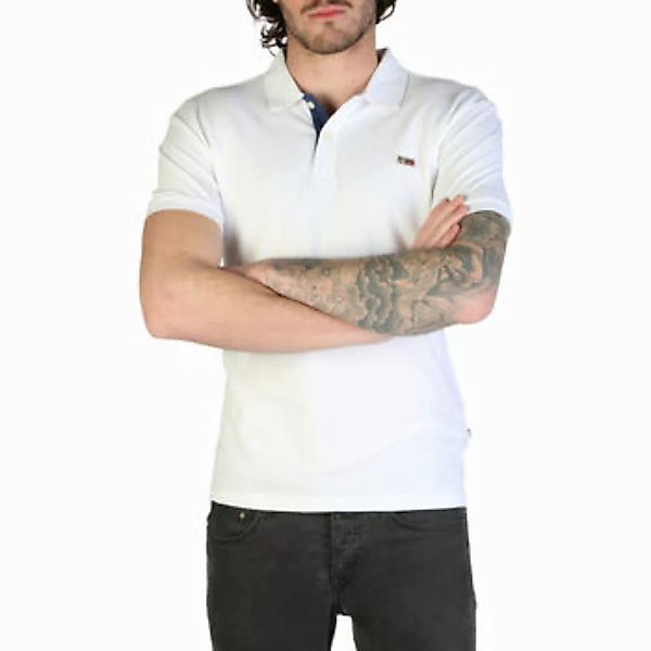 Napapijri  Poloshirt taly-stretch n0yiji002 white günstig online kaufen