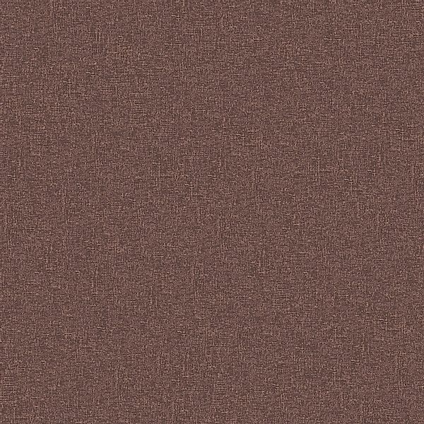 Bricoflor Leinen Vliestapete Braun Uni Tapete in Dunkelbraun Ideal für Wohn günstig online kaufen