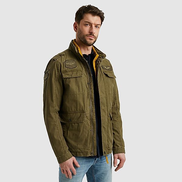 PME LEGEND Canvasjacke mit aufgesetzten 2- günstig online kaufen