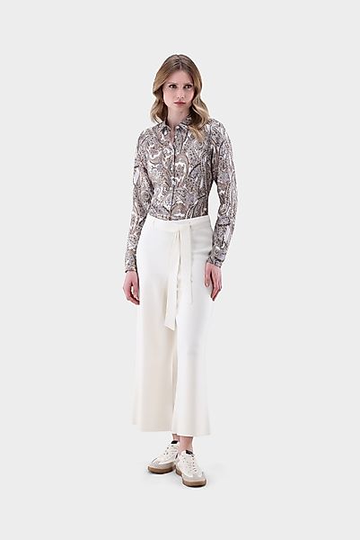 Taillierte Hemdbluse mit Paisley Druck günstig online kaufen