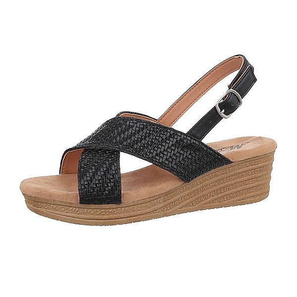 Ital-Design Damen Freizeit Plateausandaletten (86527363) Keilabsatz/Wedge günstig online kaufen