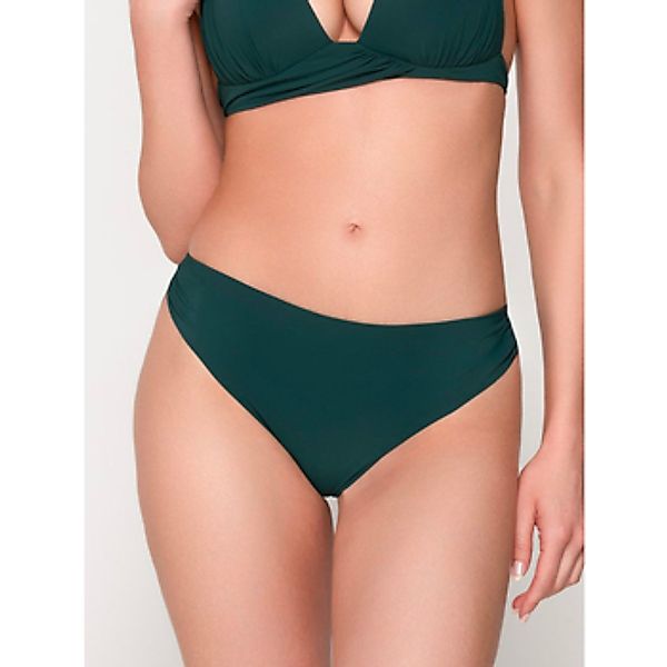 Luna  Bikini Ober- und Unterteile Bikini-Strümpfe Badehose Plissee 5cm BLUE günstig online kaufen
