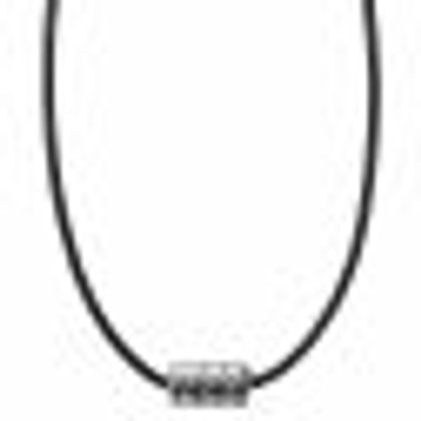 Halskette Silber 925 rhodiniert und oxydiert 55cm lang mit Lederband günstig online kaufen