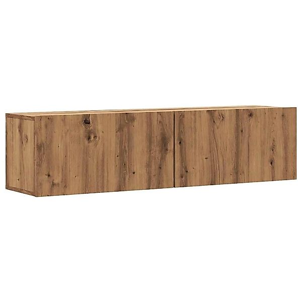 vidaXL TV-Wandschrank Artisan-Eiche 120x30x30 cm Holzwerkstoff 856021 günstig online kaufen