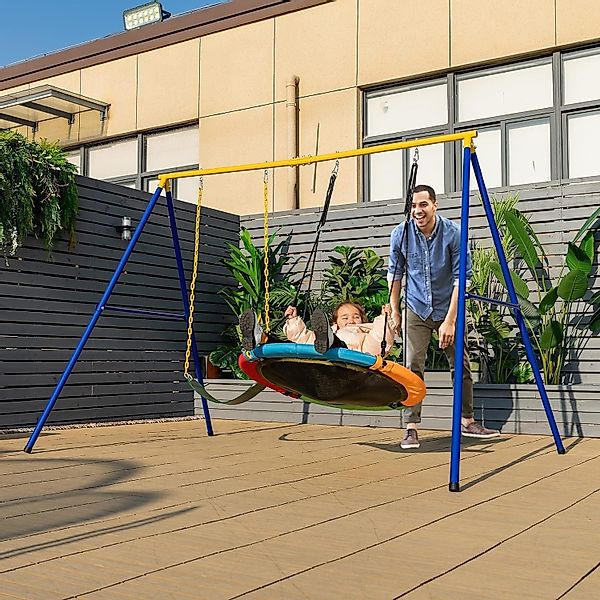 KOMFOTTEU Doppelschaukel Kinderschaukel, (2-tlg), Schaukelset, bis günstig online kaufen