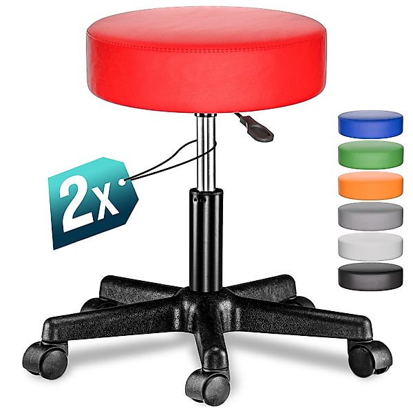 Casaria Drehhocker, Höhenverstellbar 10cm Polsterung 46-60cm günstig online kaufen
