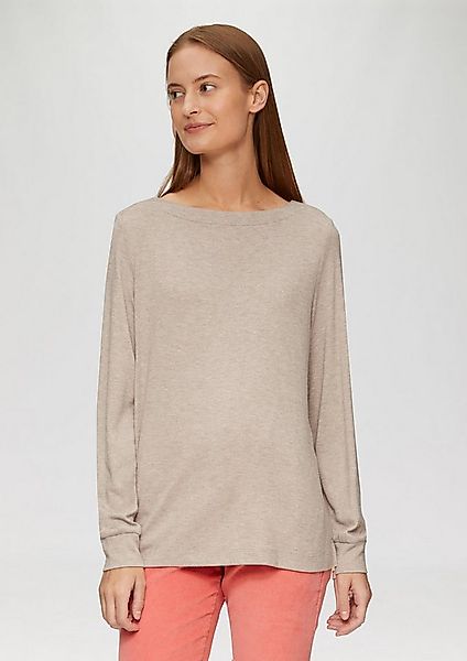 s.Oliver Langarmshirt T-Shirt Weiches Longsleeve aus Jerseystrick günstig online kaufen