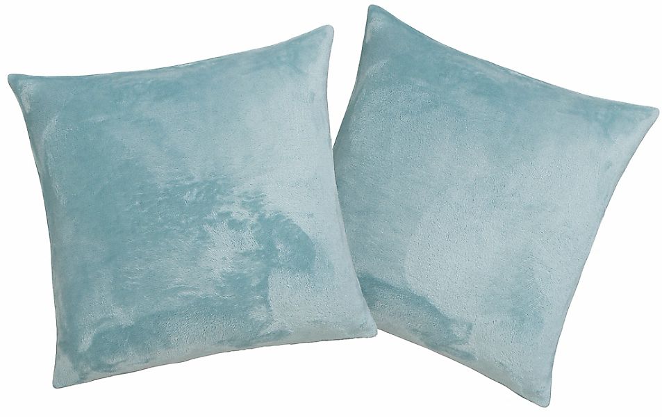 my home Dekokissen "Jil" aus super weichem Kuschelfleece, Kissenhüllen ohne günstig online kaufen