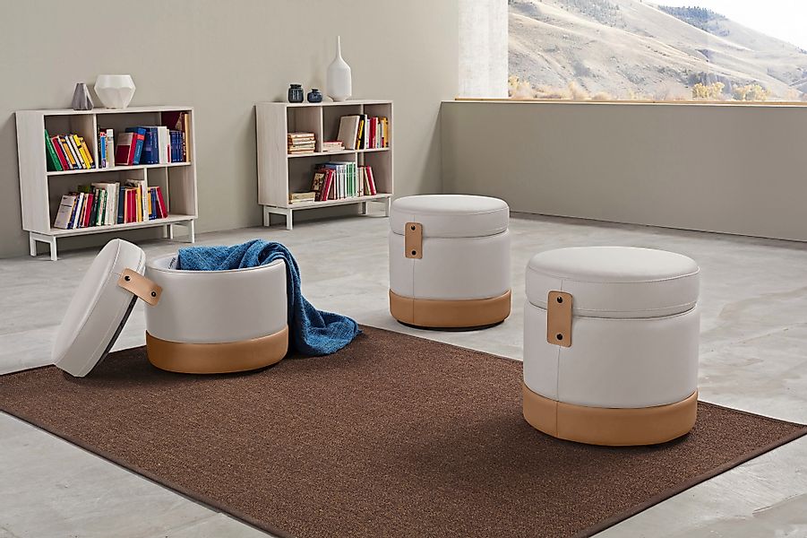 Egoitaliano Hocker Tonder, Designhocker als Blickfang günstig online kaufen