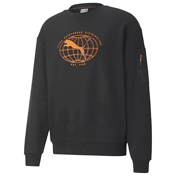 Puma Select Interstellar Crew Sweatshirt M Cotton Black günstig online kaufen