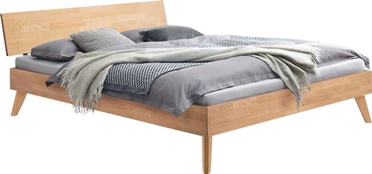 HASENA Massivholzbett  Ancona ¦ holzfarben ¦ Maße (cm): B: 186 H: 74 Betten günstig online kaufen