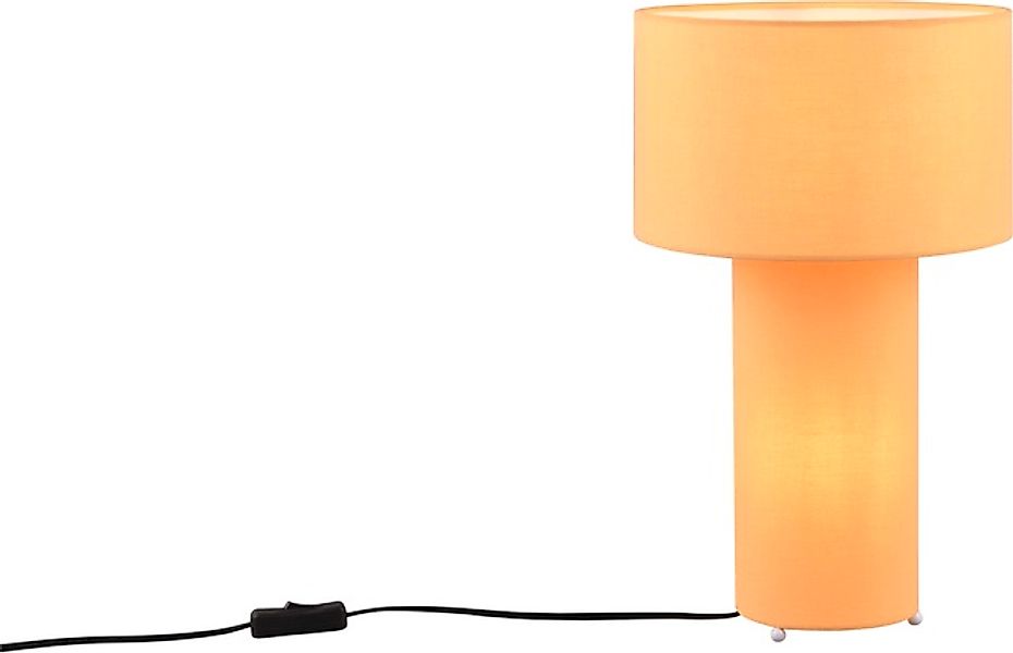 TRIO Leuchten Schreibtischlampe »BALE, Nachttischlampe Stoff exkl 2xE27 max günstig online kaufen