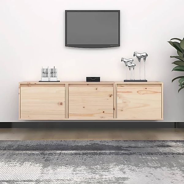 furnicato TV-Schrank TV-Schränke 3 Stk. Massivholz günstig online kaufen