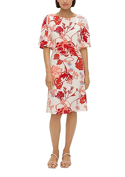 s.Oliver BLACK LABEL Midikleid mit All-Over günstig online kaufen