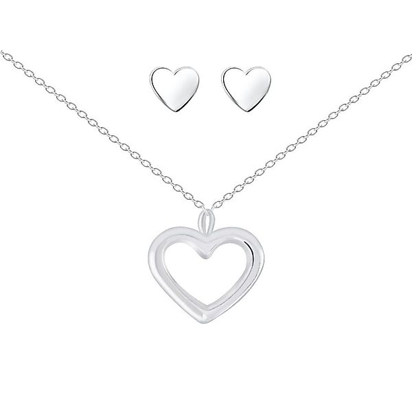 ALEXANDER YORK Schmuckset HERZ OFFEN, 4-tlg. günstig online kaufen