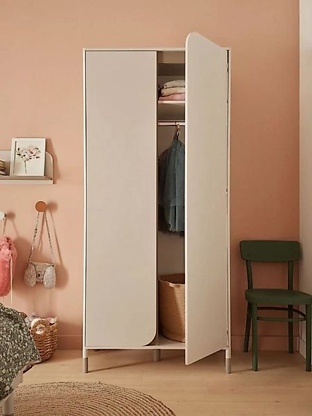 Compleo Kleiderschrank JUNA auf hohen Beinen, zweitürig Schrank, Jugendzimm günstig online kaufen