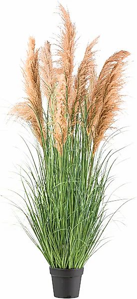 Creativ green Kunstgras "Schilfgras" mit täuschend echten Blüten günstig online kaufen