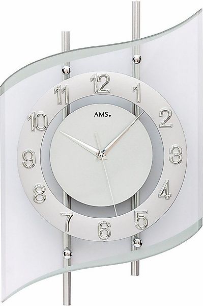 AMS Funkwanduhr F5506 (Quarzuhr,Wohnzimmer,Esszimmer,Küche,Made in Germany, günstig online kaufen