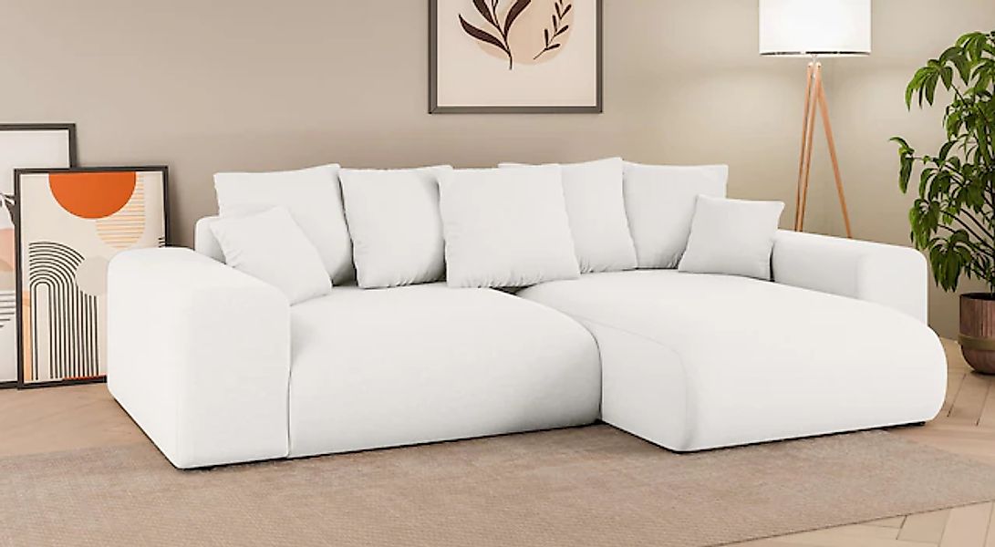 Home affaire Ecksofa »LAKESIDE mit Bettfunktion und Bettkasten, B/T/H 257/1 günstig online kaufen