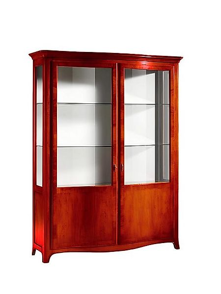 Xlmoebel Vitrine Neu Braun Holz Vitrine Wohnzimmermöbel Design Klassisch Sc günstig online kaufen