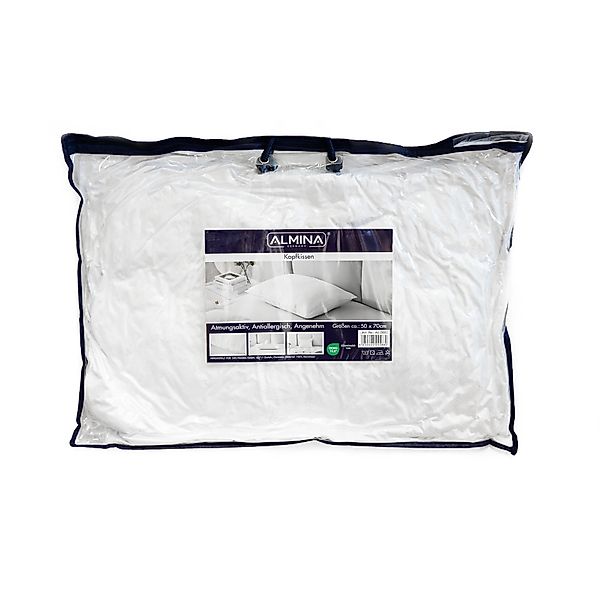 Almina Microfaserkissen Kopfkissen zum Schlafen 50x70cm günstig online kaufen