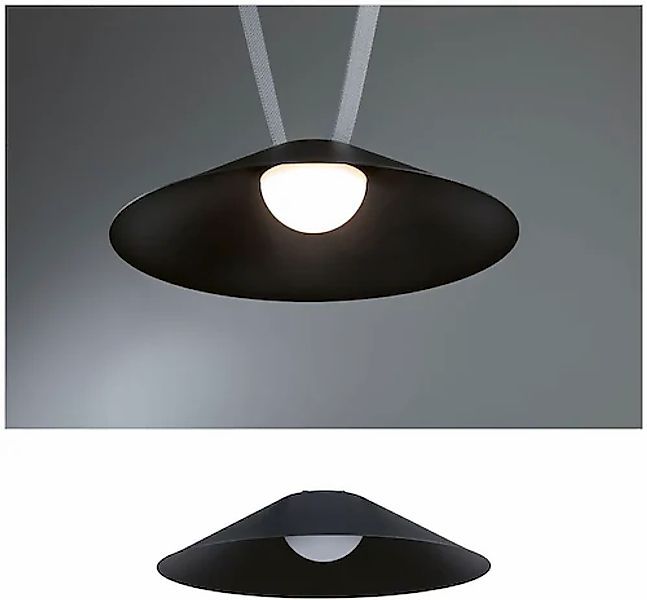 Paulmann Hängeleuchte »ULine Pendelleuchte Cone 350mm 12W Schwarz« 1 Stk. W günstig online kaufen