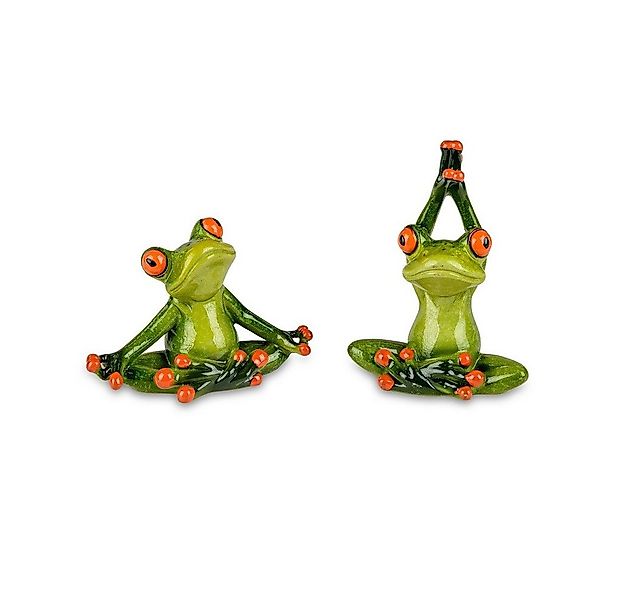 formano Dekofigur Formano Frosch sitzend in Yoga-Haltung günstig online kaufen
