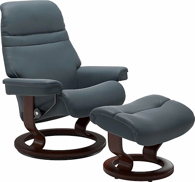 Stressless "Sunrise" mit Classic Base, Größe L, Gestell Braun, in 2 Lederqu günstig online kaufen