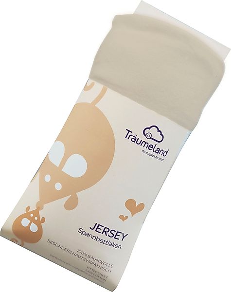 Träumeland Bettlaken kuschelweiches Spannbetttuch Jersey, Jersey, günstig online kaufen