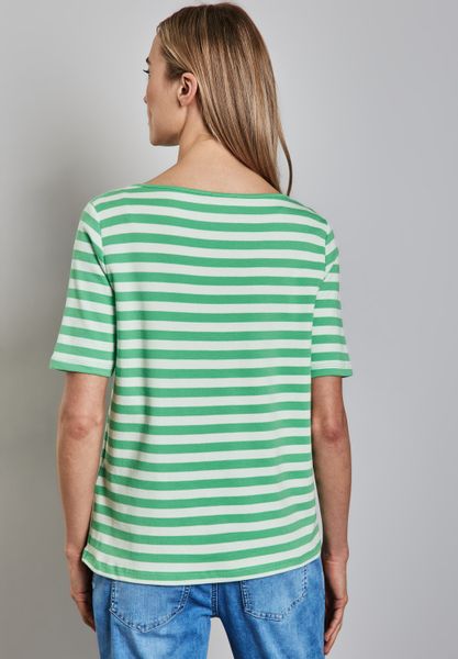 STREET ONE Rundhalsshirt aus reiner Baumwolle günstig online kaufen