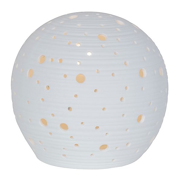 Levandeo® Nachttischlampe, Tischlampe 15cm Rund Porzellan günstig online kaufen