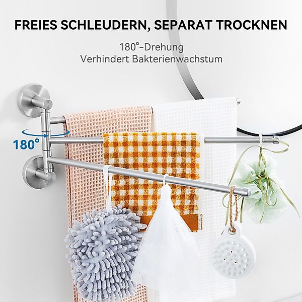 Auralum Max Handtuchhalter Bad 3 Stange günstig online kaufen