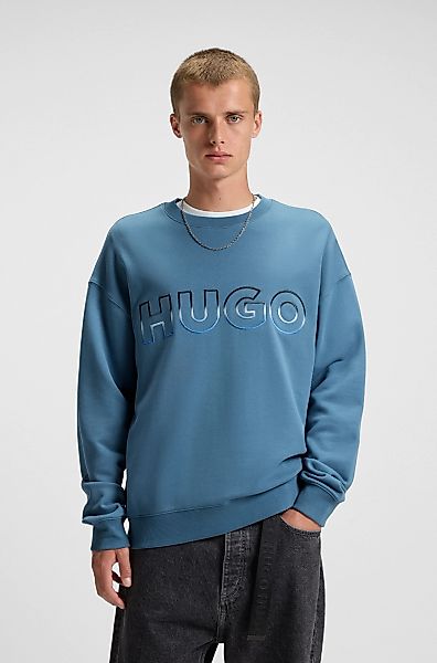 HUGO Blue Sweatshirt "Nogocrew", Rundhalsausschnitt, regular fit, Logodruck günstig online kaufen