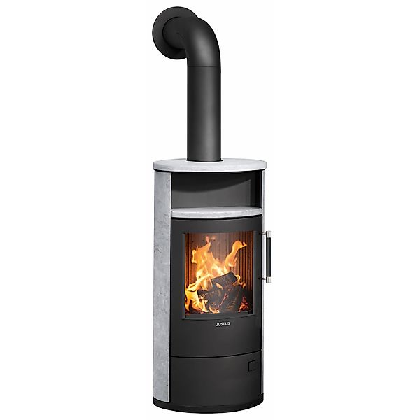 Justus Kaminofen Justus Island 5 2.0 Speckstein Schwarz-Speckstein 5 kW günstig online kaufen