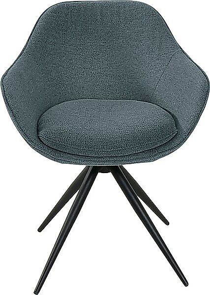 K+W Komfort & Wohnen Drehstuhl »ZOOM« () 4-Fuß Drehstuhl mit Gestell aus Me günstig online kaufen