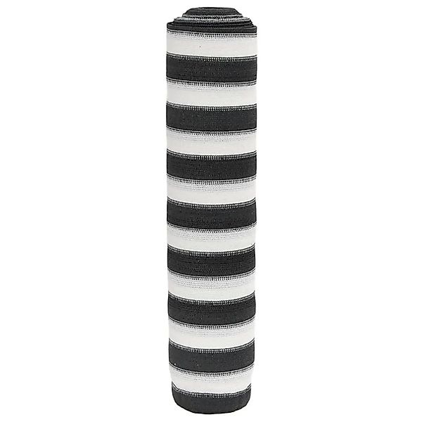 vidaXL Zaunblende Anthrazit und Weiß 1x10 m HDPE 195 g/m² 4003689 günstig online kaufen