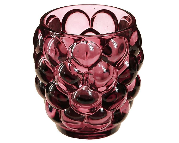 Viana Tischvase Windlicht Berry Glas Deko Teelichthalter Ø9cm H9,5cm Skandi günstig online kaufen