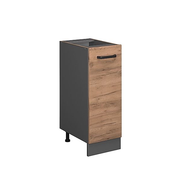 Vicco Apothekerschrank R-Line Goldkraft Eiche/Anthrazit 30 cm AP Eiche günstig online kaufen