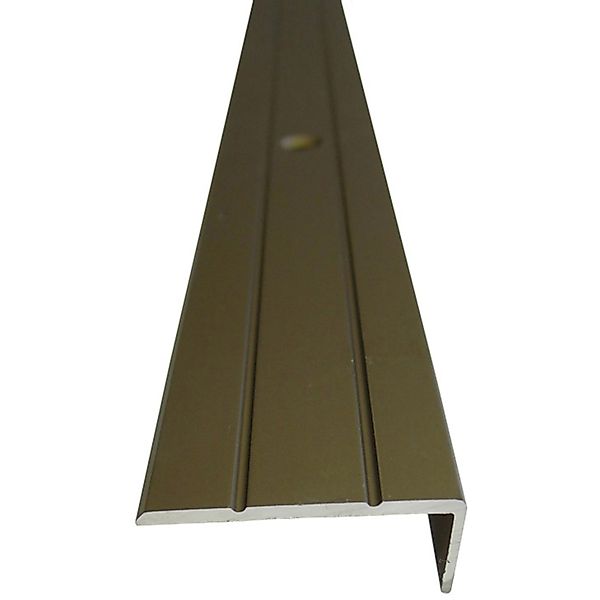 Treppenwinkelprofil 25 mm x 10 mm Bronze 1000 mm günstig online kaufen