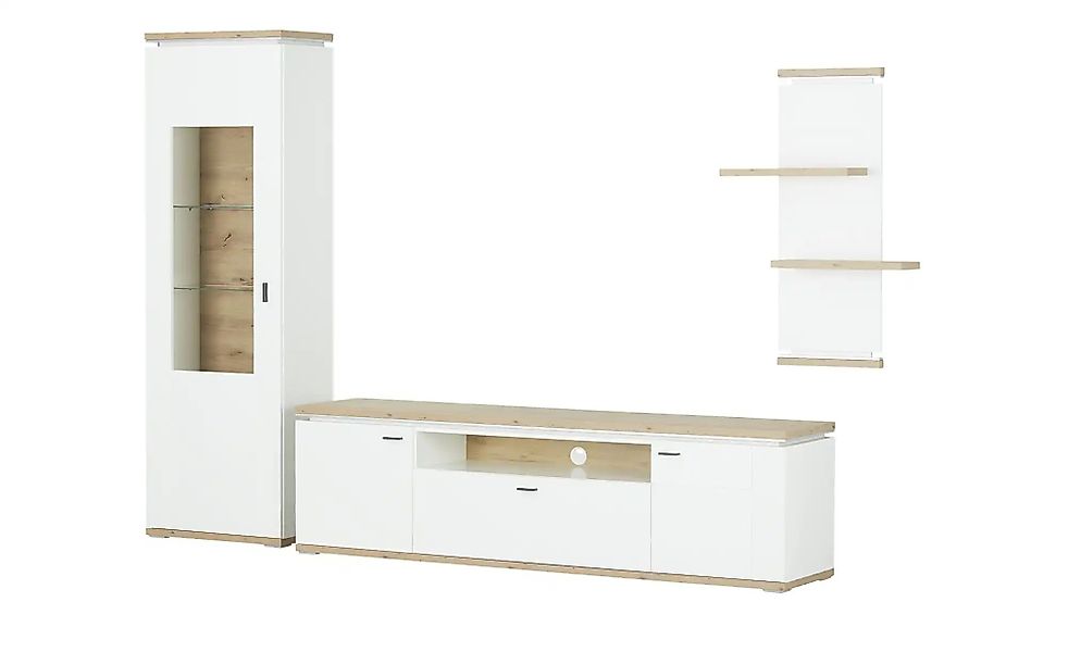 uno Wohnkombination  Dan ¦ weiß ¦ Maße (cm): B: 316 H: 202 T: 44.0 Kommoden günstig online kaufen