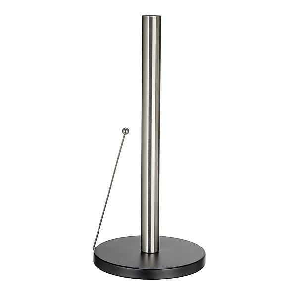 Schöner Wohnen Küchenrollenhalter Caitlyn Schwarz-Silber günstig online kaufen