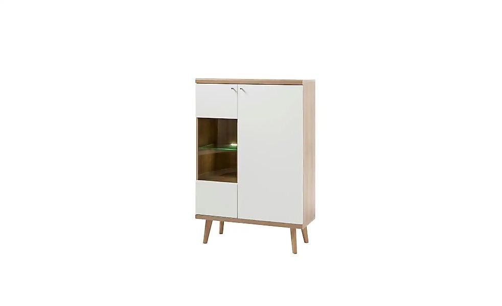 Vitrine  Lessay ¦ weiß ¦ Maße (cm): B: 90 H: 134 T: 40.0 Schränke > Vitrine günstig online kaufen