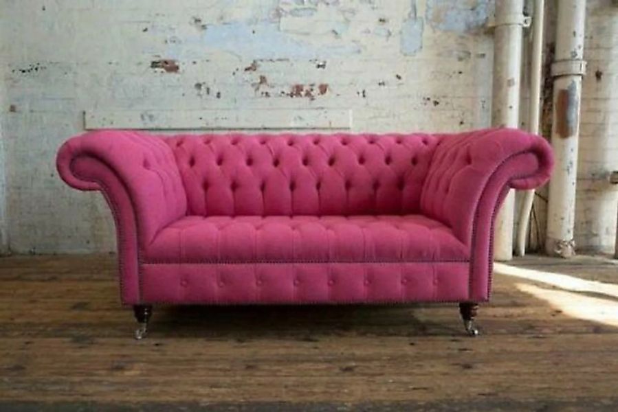 JVmoebel Sofa Edle Designer Couch 2 Sitzer Chesterfield Couchen Sofas günstig online kaufen