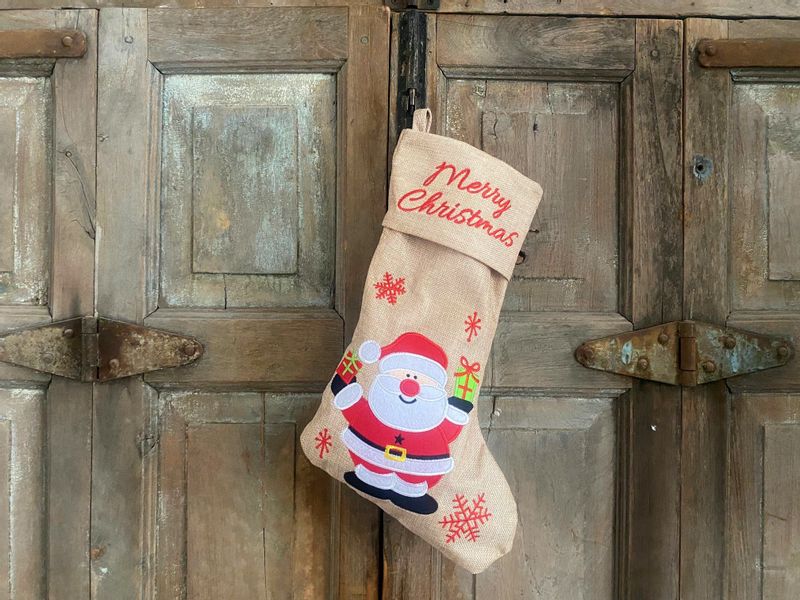 Rungassi Nikolausstiefel XXL Nikolausstiefel Weihnachtsstrumpf Nikolausstru günstig online kaufen