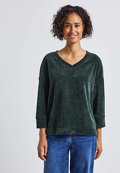 STREET ONE 3/4-Arm-Shirt, mit V-Ausschnitt günstig online kaufen