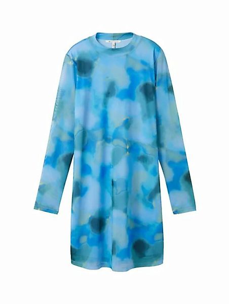 TOM TAILOR Strickpullover mini mesh dress with mock neck günstig online kaufen