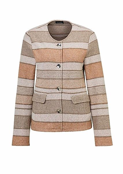 GOLDNER Kurzjacke "Jacke in Bouclé-Optik" ungefüttert, mit Belegverarbeitug günstig online kaufen