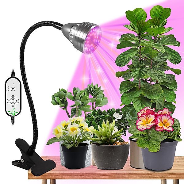 MUPOO Pflanzenlampe Vollspektrum Wachstumslampen Auto Timer,USB günstig online kaufen