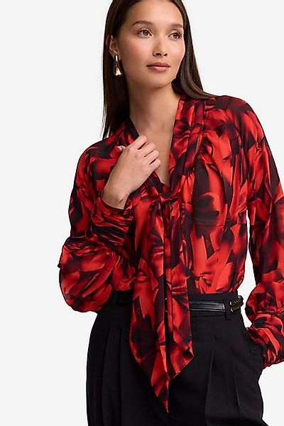Next Langarmbluse Langärmelige Bluse mit Bindeausschnitt günstig online kaufen