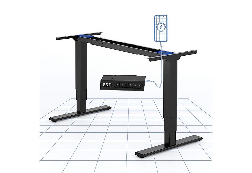 FLEXISPOT Schreibtisch Elektrisch höhenverstellbares Tischgestell (EC5 Seri günstig online kaufen